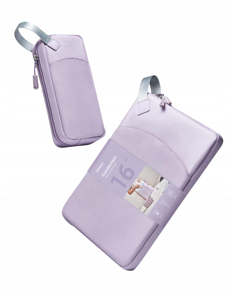 Innostyle Set Laptop Bag 16 Waterproof + Gadget Case Purple