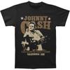 Jim Marshall Premium T-Shirts Johnny Cash San Quentin Stars T-Shirt Groß Schwarz