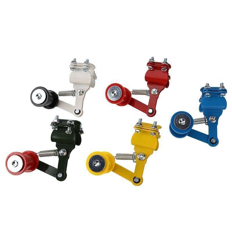 ATV Motorrad Kettenspanner Einstellbarer Kettenregulator Anti-Vibrations Kettenspanner für Dirt Bike Geländefahrzeug