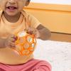 Oball Rattle - Orange - Kids2 Oball Rattle Ball Baby Toy Teether Rattle Easy to Grasp Mesh Ball Baby Toy Educational Toy Long-lasting Play Bath Safe