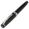Sailor Professional Gear Silver Fountain Pen Black Medium Nib 11-2037-420 with Converter