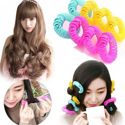 8Pcs Hairdressing Roller Quick Effect Creative Unique Exquisite Reusable Beauty Accessory Plastic Bangs Curls Tool Hair Curler for Personal Use