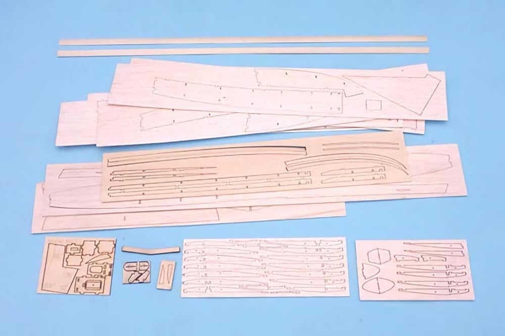 OK Mokei PILOT Mucho Mint Balsa Kit Glider with Rudder 12174 (0.86m)