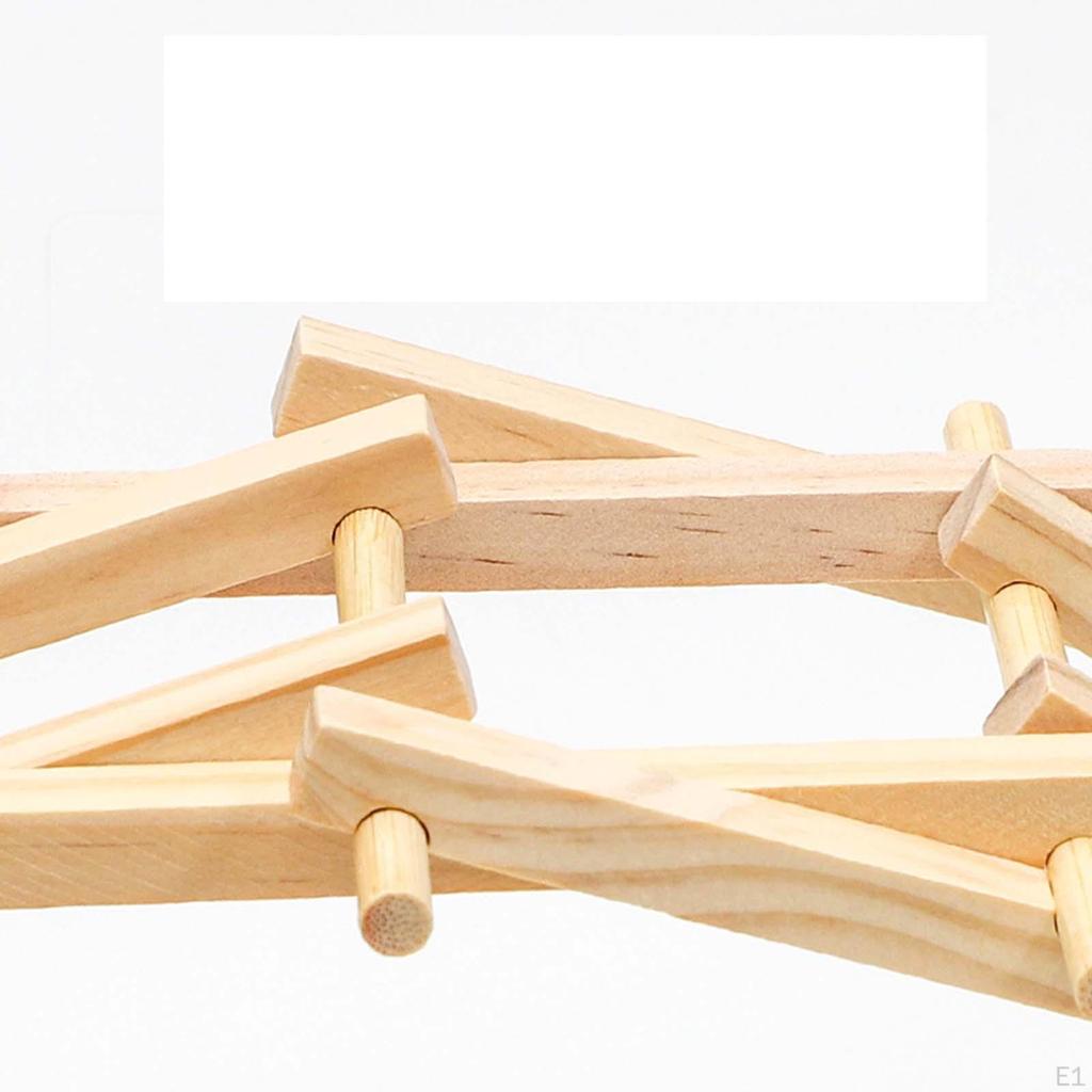 Dřevěný model mostu Experiment DIY Oblouk Hračka Řemesla Rozvíjející Inteligentní Vzdělávací