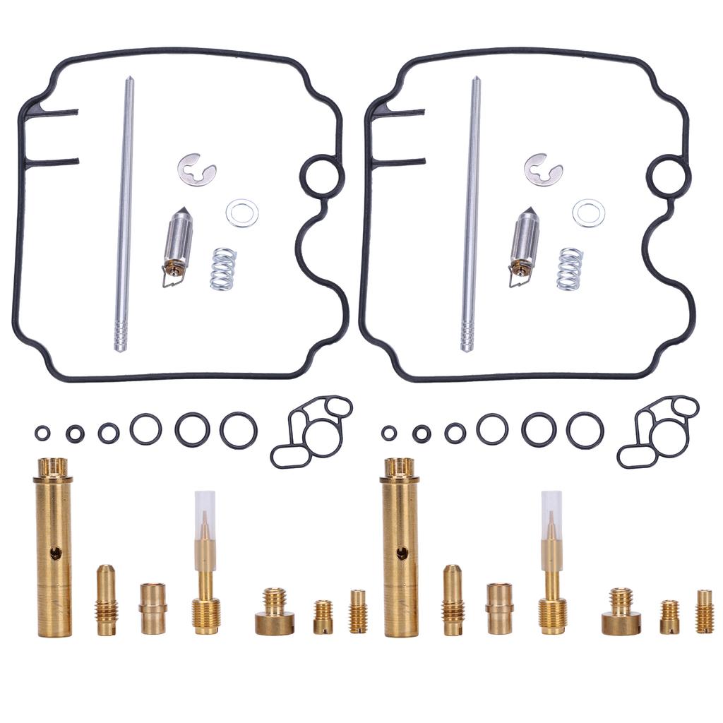 2Pcs Carburetor Repair Kits Carb Rebuild Kit Rubber Metal Compatible for TD-M850 TRX-850 Repla-ce KY-0570