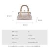 Guochao Chinesische Tasche Damen 2025 neu vielseitige Perlenkette Umhängetasche kleine Tasche Nische bestickte Schultertasche
