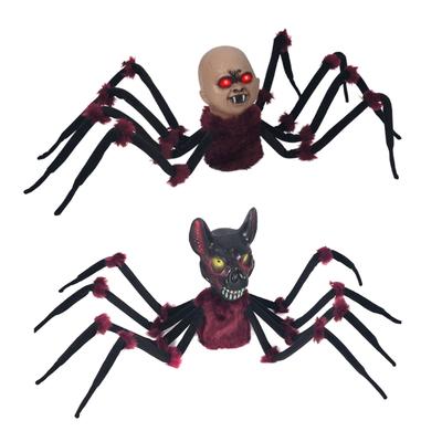 Jouet araignées grimpantes amusant pour les fêtes d'Halloween Alimenté par piles Conception conviviale en plastique ABS Accessoires de jeu de rôle