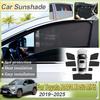 Sunshade Mesh For Toyota Rav4 Accessories Xa50 ~  Magnetic Car Window Frame Curtain Net Anti-Mosquito Uv Protector