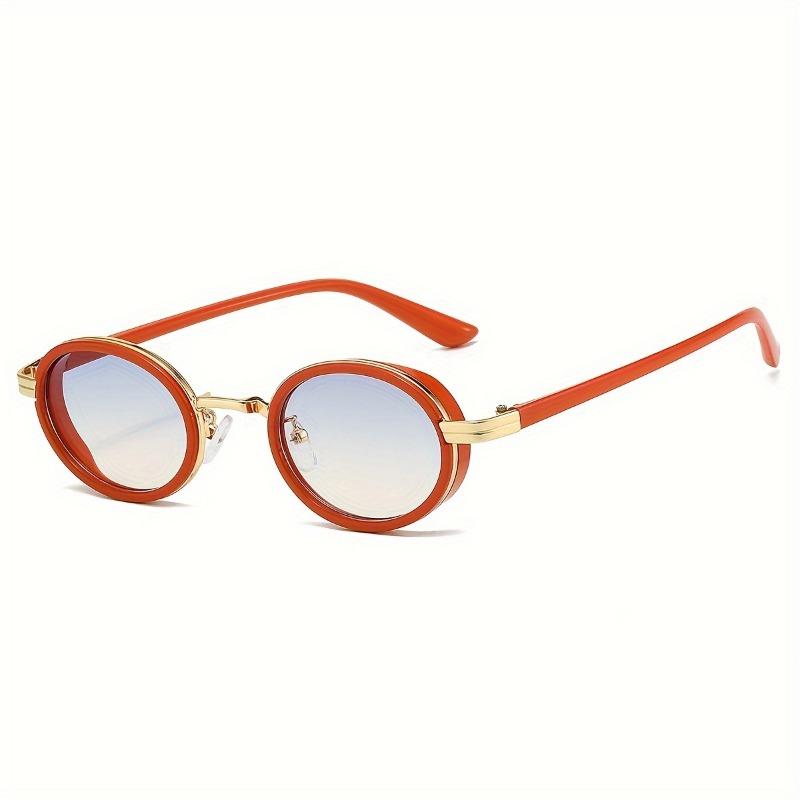 Неполяризованные шикарные овальные модные солнцезащитные очки для женщин и мужчин - — фото 12