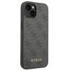 Guess Guhcp14Sg4Gfgr Iphone 14 / 15 / 136.1 Szary/Grey Twarde Etui 4G Metalowe Złote Logo