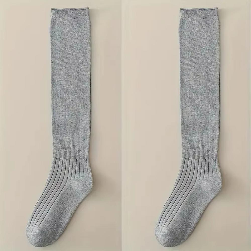 Comfortable Calf Socks Soft Boots Stacking Socks Casual Knee High Socks  Women Stockings