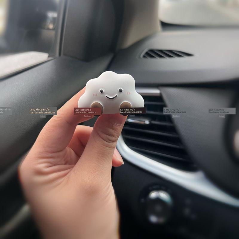 Jc Cartoon Aroma Diffuser Stone Car Air Freshener Car Vent Decoration High-End Car Fragrance Gift Jc Cloud Car Diffuser Stone