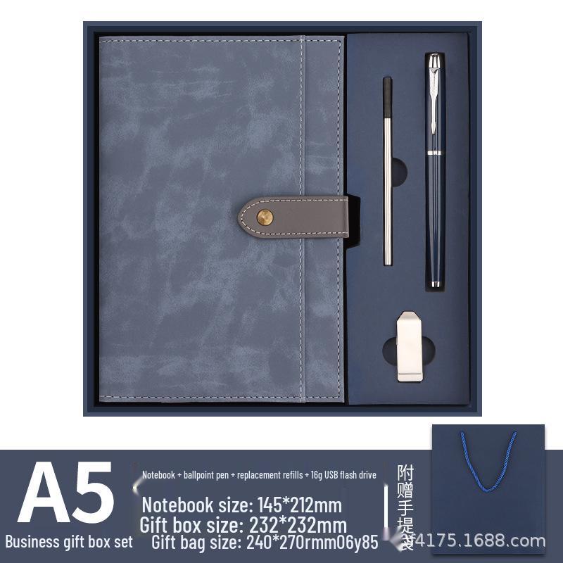A5 Notebook & Thermos Cup Gift Set - Custom Business Souvenir with Logo