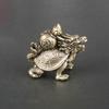 Handicraft Copper Animal Ornament Copper Dragon Turtle Miniatures Dragon Turtle Statue  Home Decor