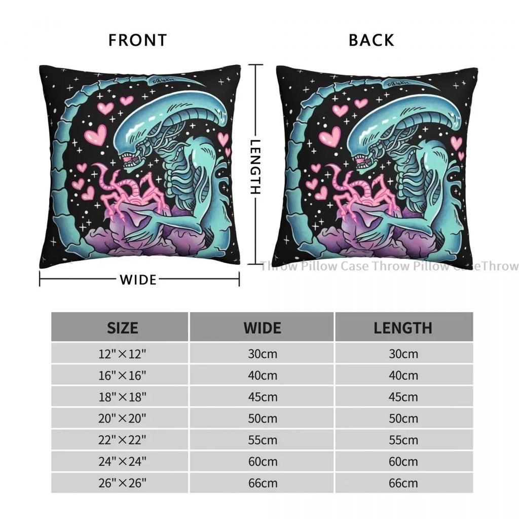 Alien Xenomorph Eggs Cojines Throw Pillow Case Cushion Covers Home Sofa Chair Decorative Backpack