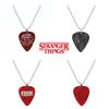 Hellfire Eddie Club Munson Guitar Pick Plectrum Balls Necklace