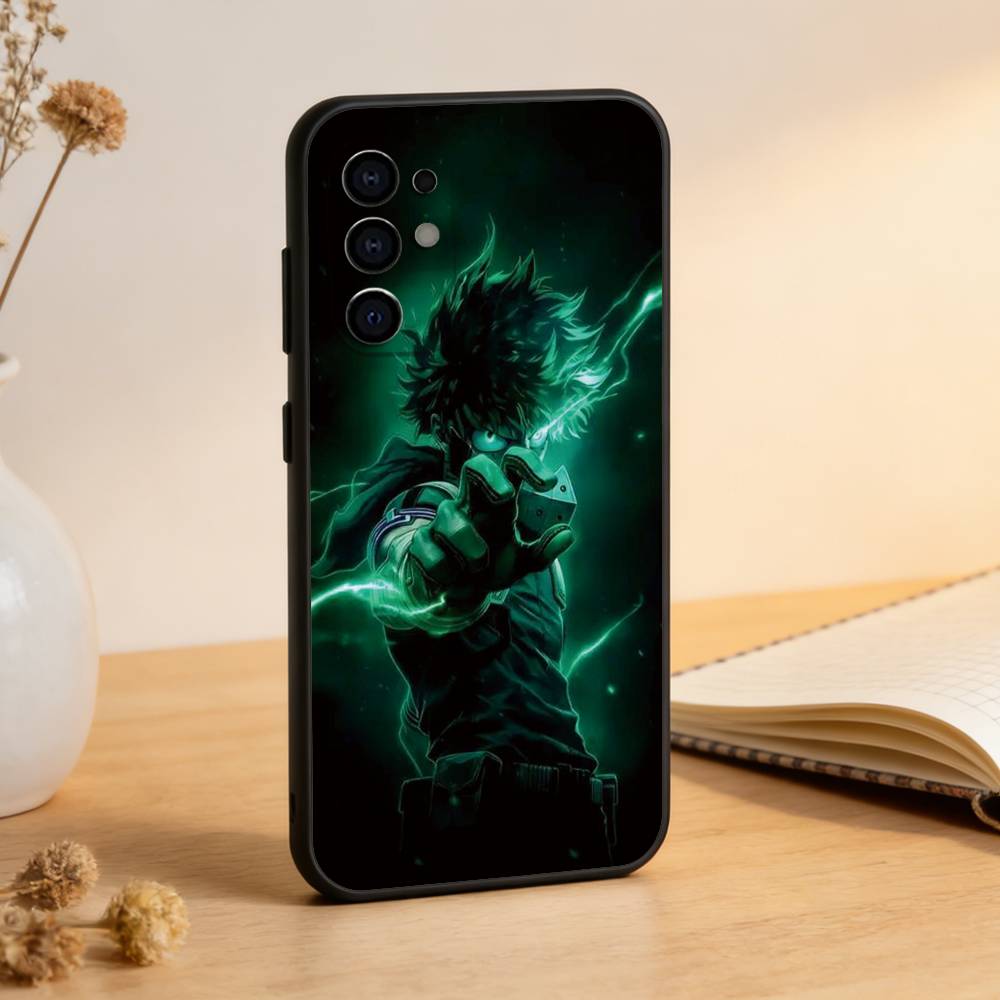 My Hero Academia Izuku Midoriya Phone Case For Samsung S25,S24,S21,S22,S23,S30,Ultra,S20,Plus,Fe,Soft Silicone Black Cover