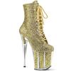 Stivali Stiletto 20cm Stivaletti Bassi, Nuovi Stivali in Vernice, Stivali con Suola a Tacco Alto da Palcoscenico da Nightclub, Scarpe da Pole Dance YKC