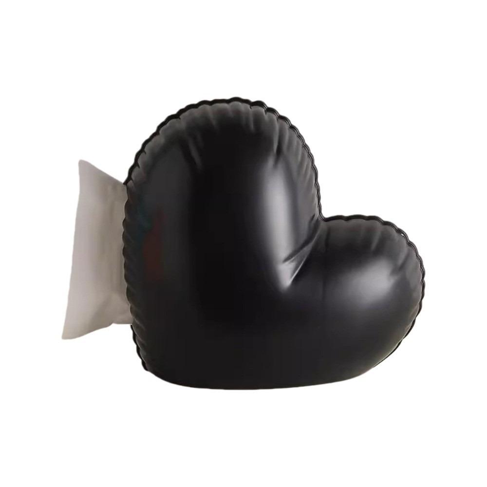 ABS Love Heart Tissue Box Waterproof Simulation Heart Balloon Tissue Organizer  Wedding Ornament чёрный
