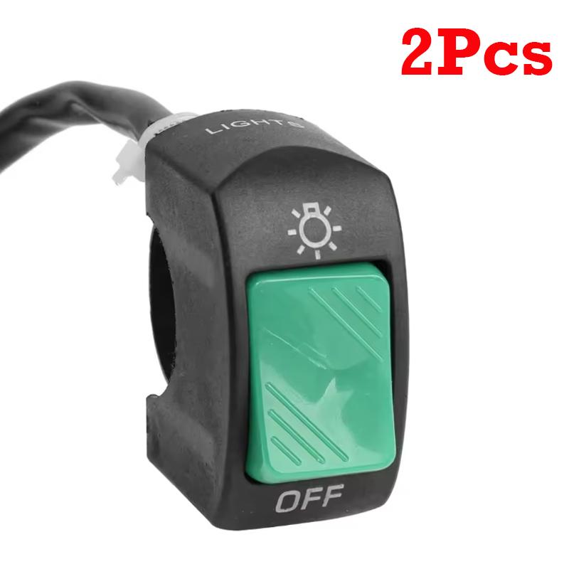 1/2Pcs Motorcycle Switch ON/OFF Button Universal Moto Scooter Second-line Headlight Handlebar Switch Modification Accessories