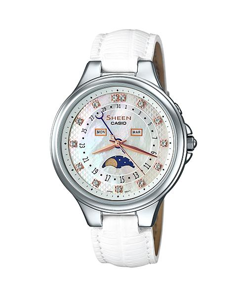 

Casio Sheen Women s Stainless Steel 50M Water Resistant Analog Quartz Watch SHE-3045L-7A белый