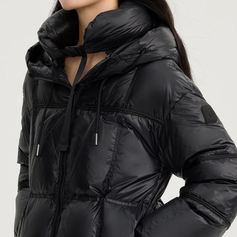 Ailaiyi Women's Hooded Down Jacket with Detachable U-Pillow