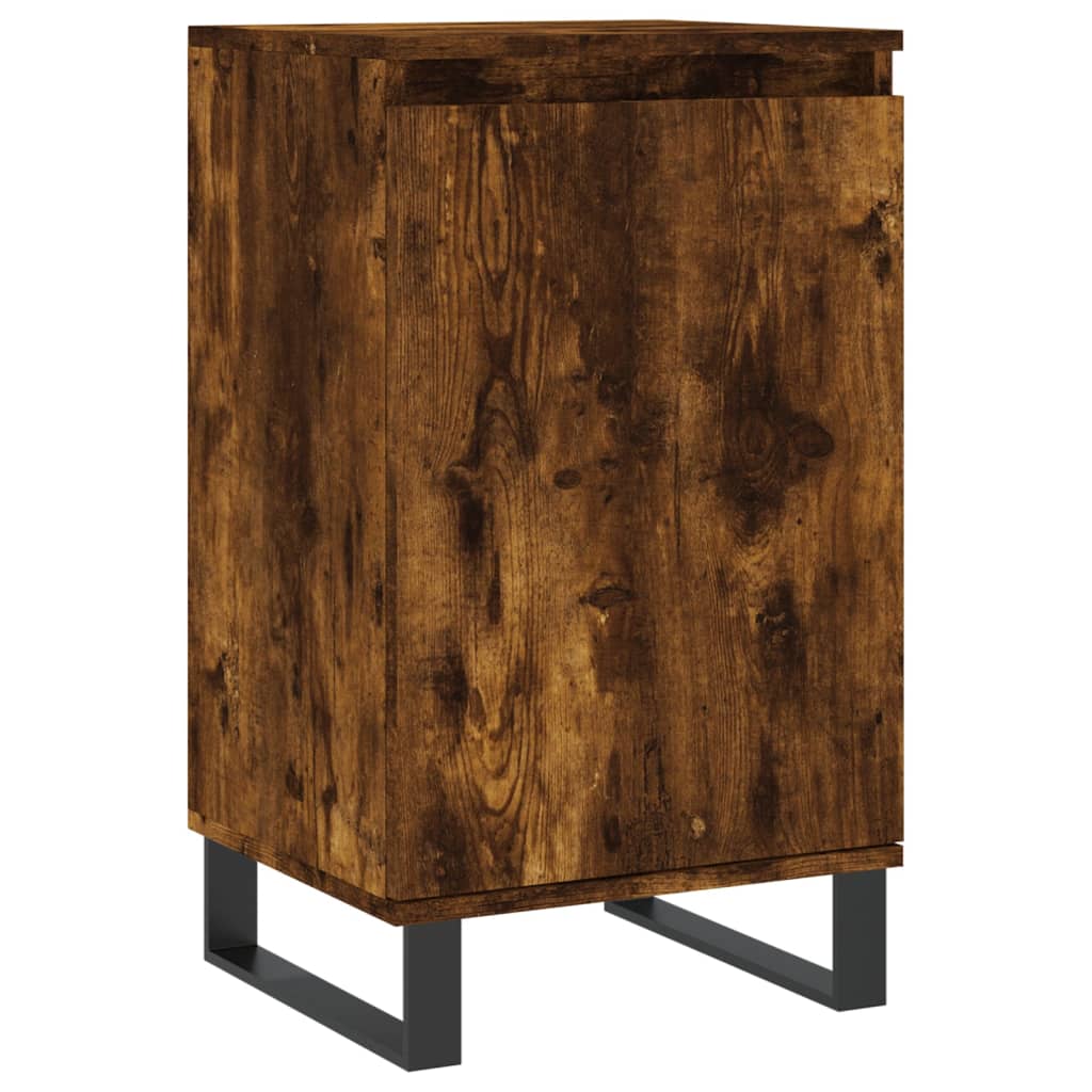 vidaXL Sideboards 2 Stk. Räuchereiche 40x35x70 cm Holzwerkstoff