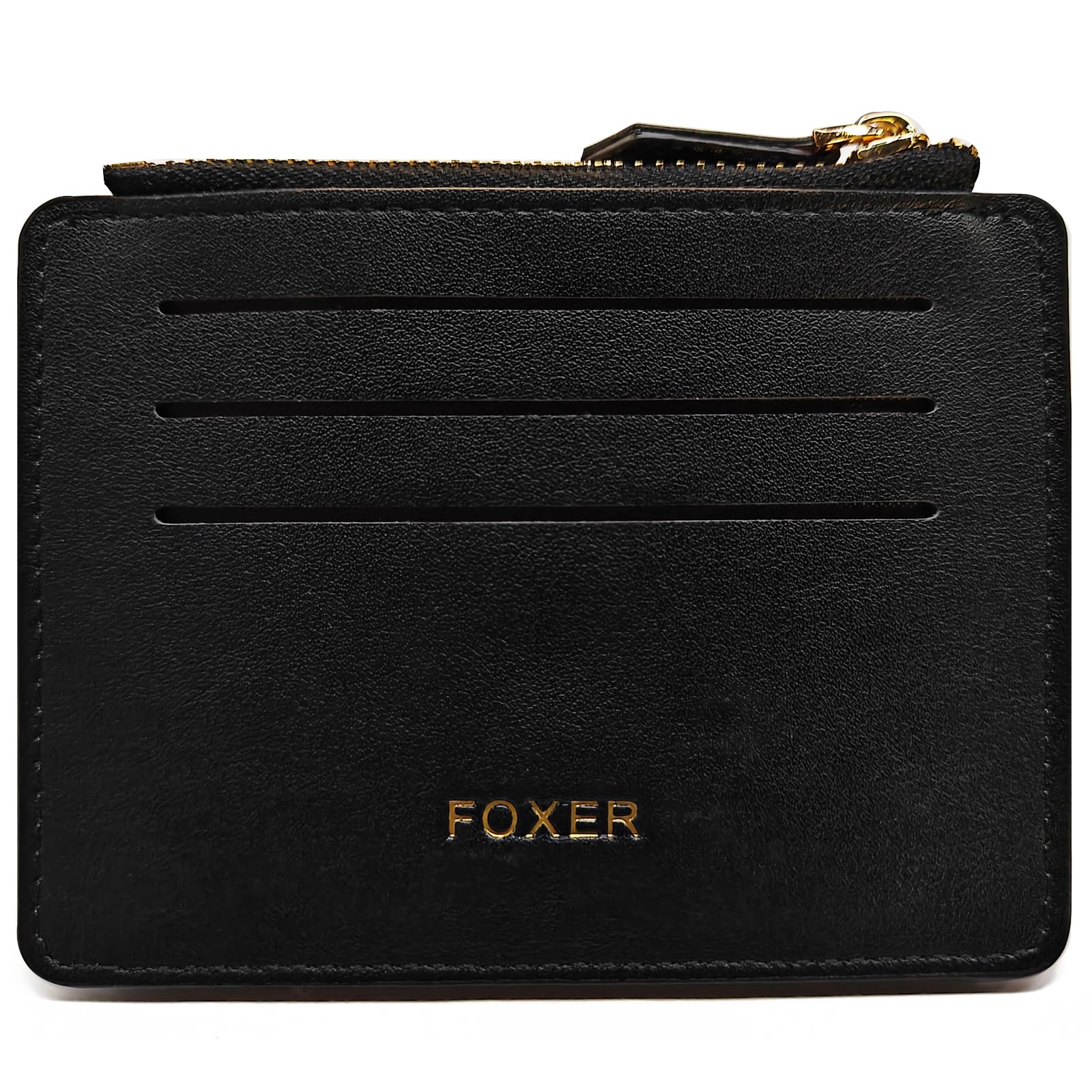 

Женский короткий кошелек FOXLOVER, Синтетическая кожа, Многофункциональный картхолдер, Клатч с зажимом для денег (черный)