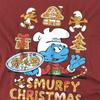 The Smurfs Unisex Adult Brainy Smurf Cookie Christmas T-Shirt