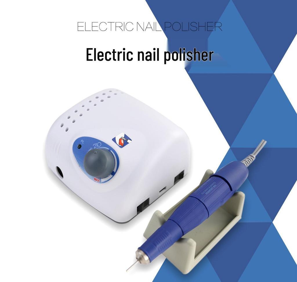 High-Speed 35,000 RPM Nail Drill: Gel Polish & Cuticle Remover, Cool Grinding