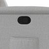 Recliner with Rising Aid Cloud Grey Fabric