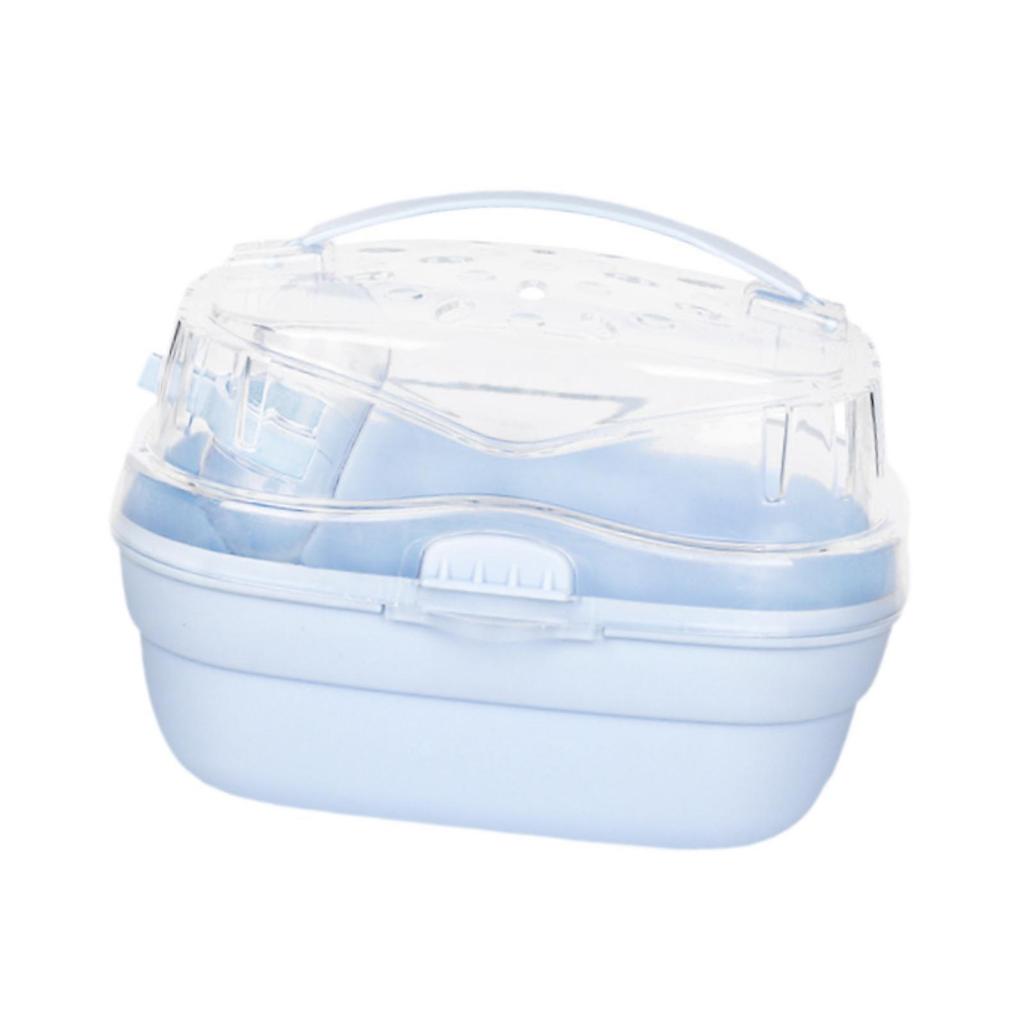 Hamsters Travel Carry Cage Carrying ° Transparent Window Versatile for Hedgehog