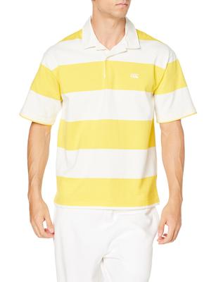 Canterbury Men's S/S 4-Inch Stripe Jersey Rugby Shirt, Size 11, Japanese Size L (equivalent To Japanese Size L)