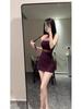 French Chic Spicy One-Shoulder Bodycon Dress for Women