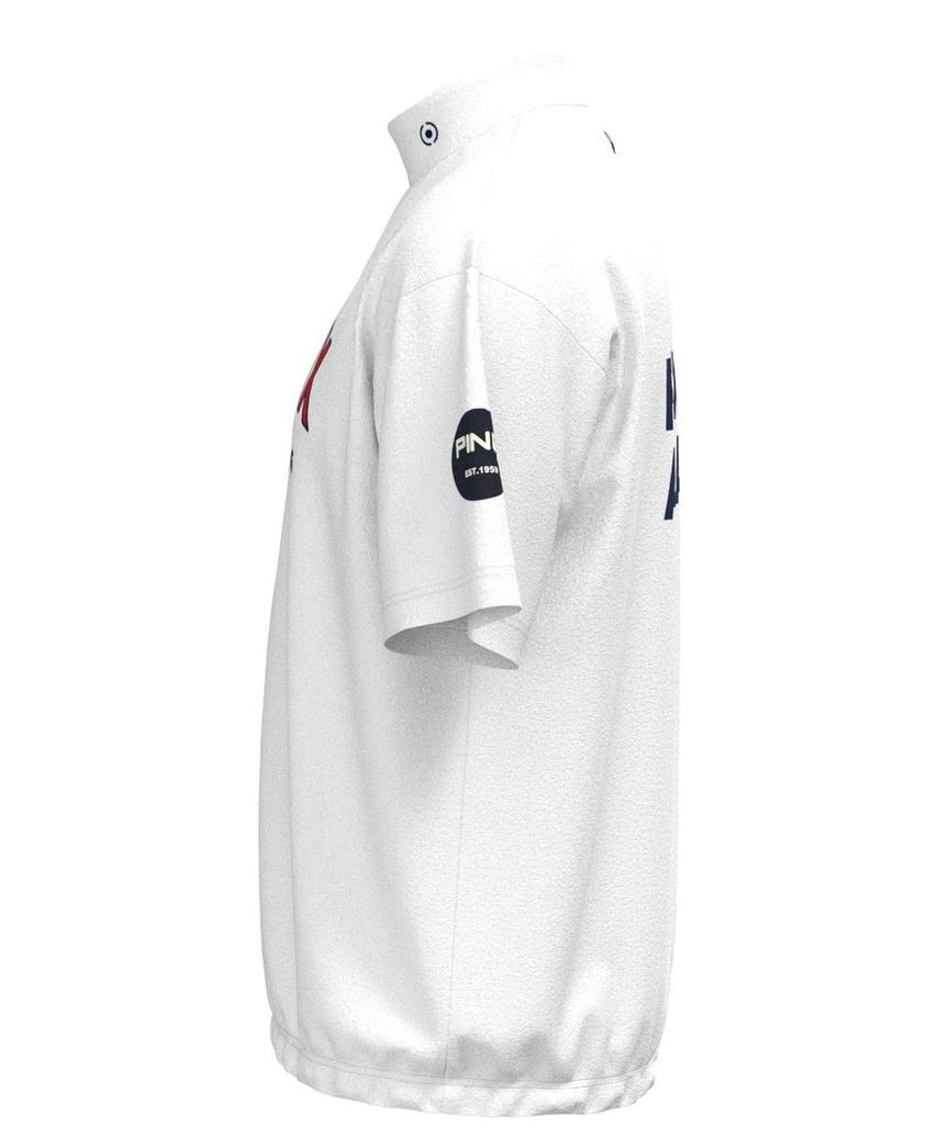 Ping Apparel Men's Short Sleeve High Neck Shirt (PHOENIX Logo Stretch) / Golf Undershirt / 621-3268801 030_White M