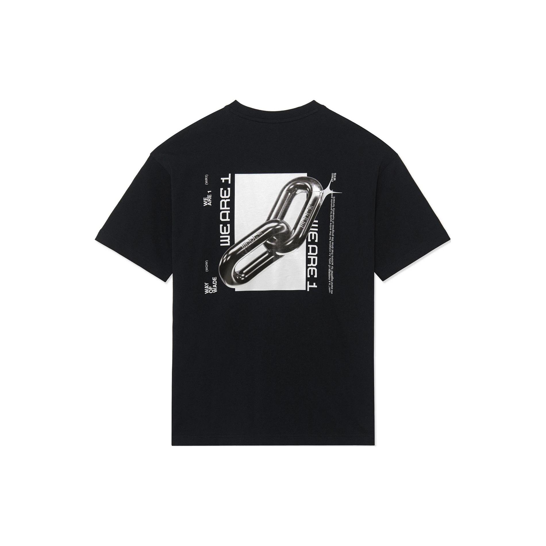 Li Ning x Glare, Футболка Унисекс Черная AHSS643-1 L