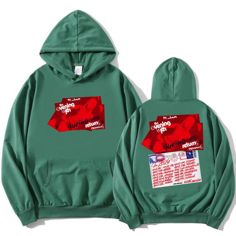 

An Evening with PinkPantheress Tour Into Spring 2026 Hoodies Long Sleeve Casual Sweatshirts Streetwear Unisex Print Hoody XXL