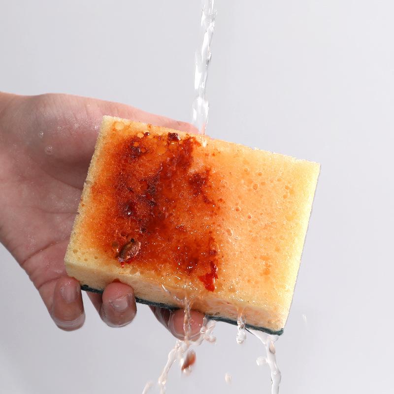 Thickened Dish Sponge Scouring Pad Dish Cloth Kitchen Supplies Cleaning Brush Pot and Bowl Dish Sponge Block.