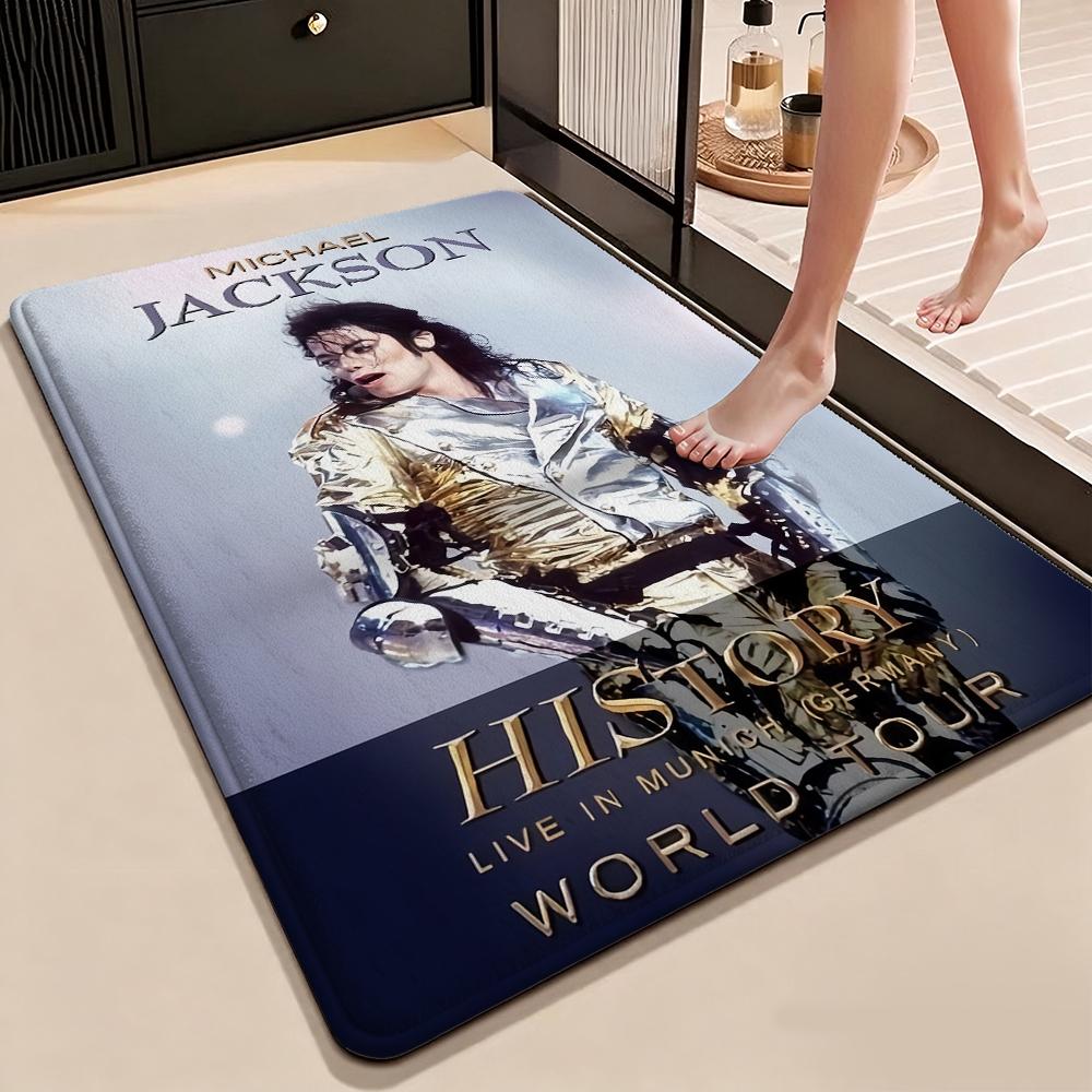 Michael Jackson History World Tour Indoor Rug Nonslip Durable Carpet For Bathroom Kitchen Home Decor New Year Gift