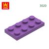 88Pcs/Lot 3020 2x4 Basic Construction Bricks Colorful Traditional Parts Works With featuring Brick DO IT YOURSELF Kids Toy Assembly Gift Idea Box