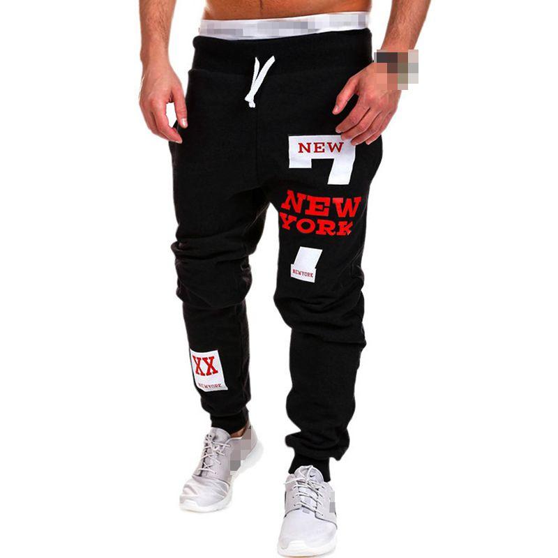 Mens Tracksuit Sport Gym Slim Fit Skinny Jogging Pants With Soft Polyester Material