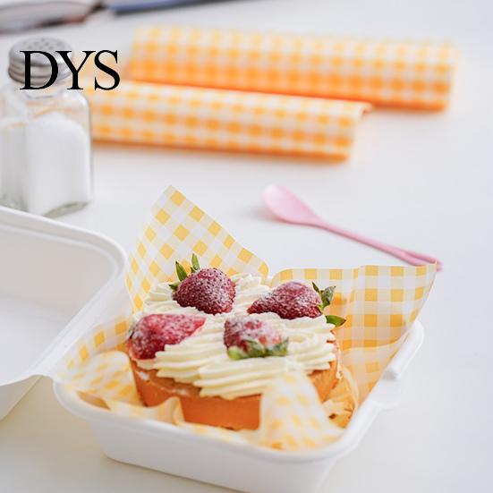 Baking Sheets 100Pcs Food Paper Liners Grade Oil-proof BPA Free Non-Stick Disposable Decorative No Odor Sandwich Wrapping Papers Home Supplies