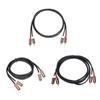2 RCA Male to Audio Cable,Stable Compact Multipurpose Sturdy Auxiliary Cable Cord