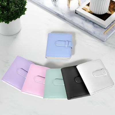 Mini Photo Album That Holds 32 Three-inch Photos,Easy To Carry,Suitable for Three-inch Fuji Mini Photo Paper,Photo Game Card