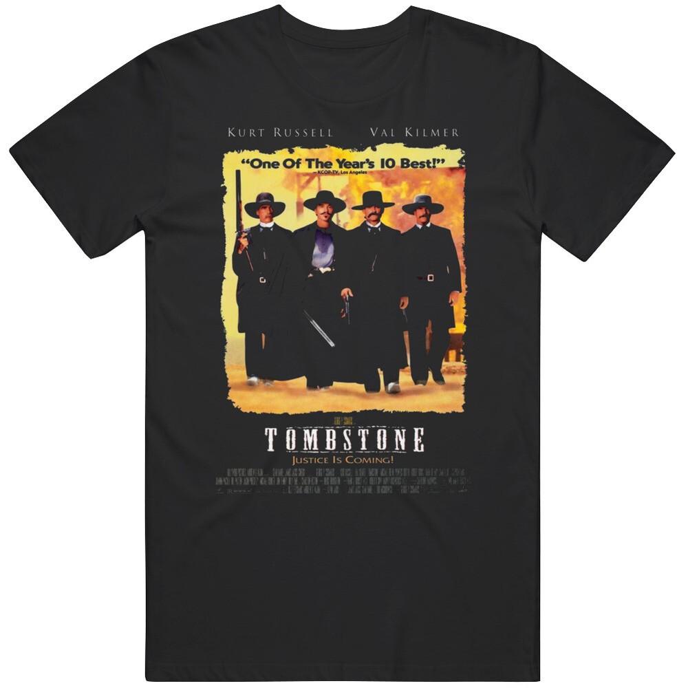 Tombstone Movie Poster Movie Western Fan T Shirt Unisex T-Shirt XXXXL