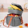 Runhui Doppellagige isolierte Lunchtasche für Reisen und Outdoor-Lebensmittellieferung