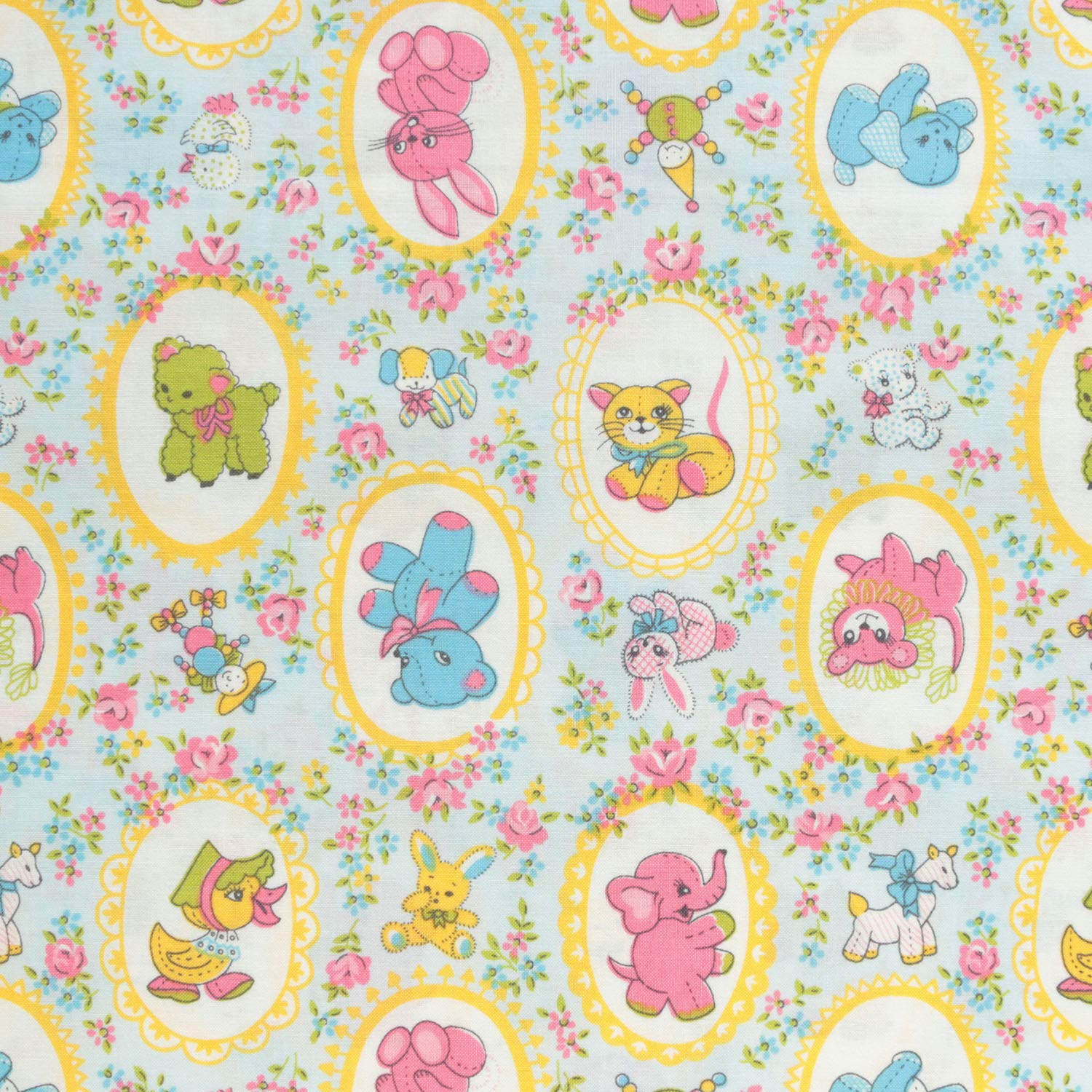 

Nippon Chuko Retro Fancy Animal Print 110cm Wide x 3m Cut Fabric, Blue, Approx. (ANIMAL-BU-3M) синий