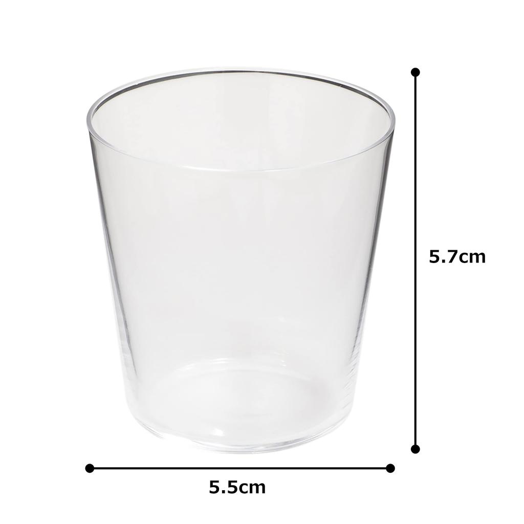 Mizusaki Glass Sake Cup, Approx. 90ml, Thin Construction, Made in Japan, MKG-320303