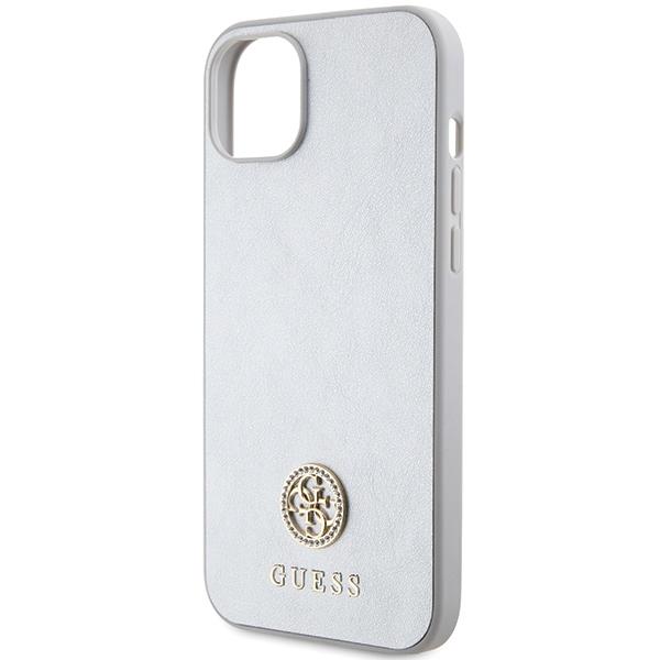 Guess Guhcp15Mps4Dgps Iphone 15 Plus / 14 Plus 6.7 Srebrny/Silver Hardcase Strass Metal Logo