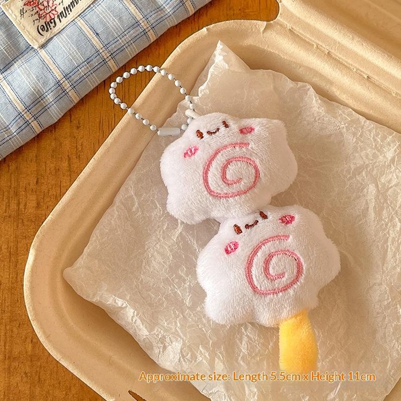 Cute Cartoon Kanto Cooking Doll Pendant Keychain Kawaii Simulation Food Filled Doll Backpack Decoration Pendant Accessories Gift